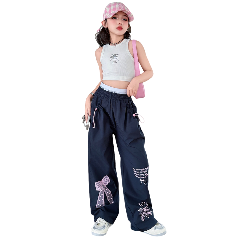 女童夏季爵士舞嘻哈甜酷演出服潮