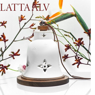 LATTA 高颜值居家用品氛围感香薰罩 ALV品牌 铃铛陶瓷手工制作时尚
