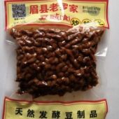 陕西特产眉县老罗家香辣豆豉农家菜臭豆食夹馍拌饭浓情家乡味