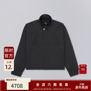 A.L J.L 25FW 英国 拉链夹克外套 简约双领立领插肩袖 秋冬新品