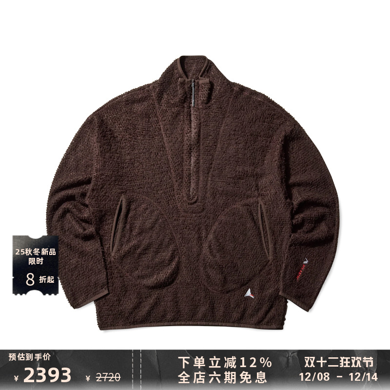 ROAAPPAREL25FW半拉链上衣