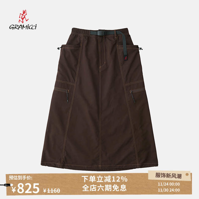 GRAMICCI25FW女士休闲工装裙