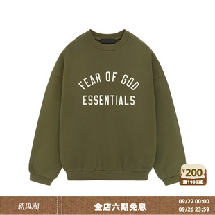Essentials God 衛(wèi)衣 大學(xué)系列主線同款 LOGO長(zhǎng)袖 FALL24 Fear