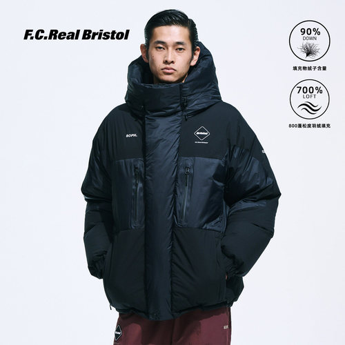 F.C.R.B复古机能连帽羽绒服