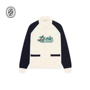 DDM Monsieur 25FW 法式 刺绣撞色翻领外套 Drole 复古Drole