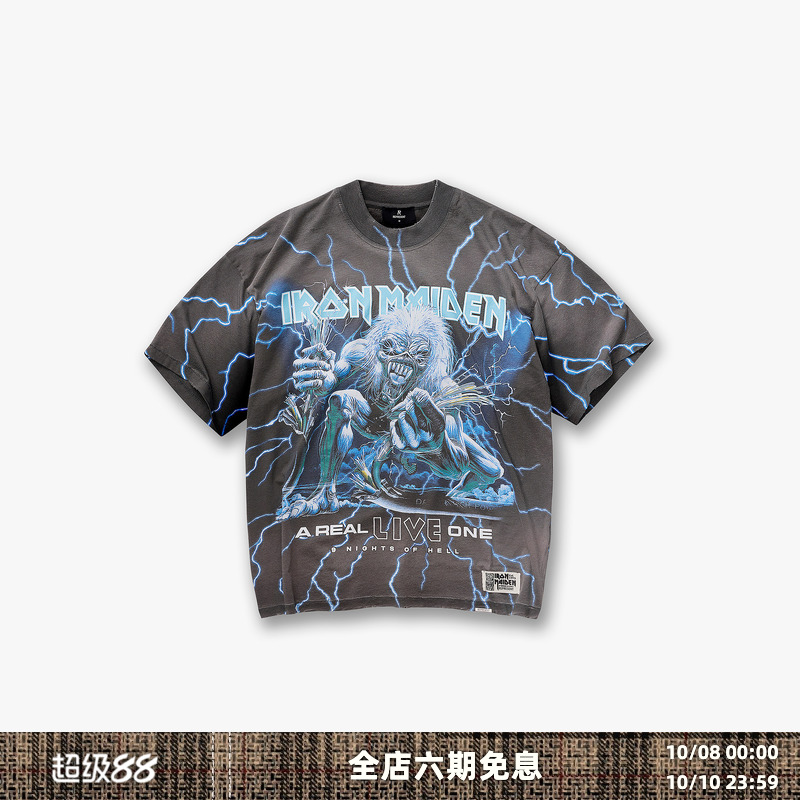 REPRESENT25FW印花圆领短袖T恤
