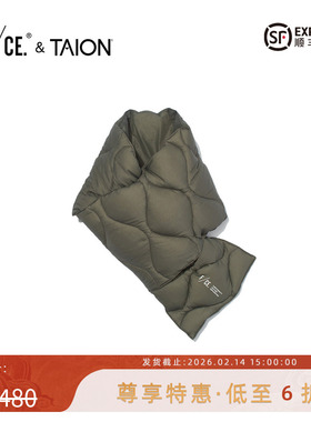 【都市户外】F/CE. &Taion联名 轻量保暖城市通勤800蓬羽绒围巾
