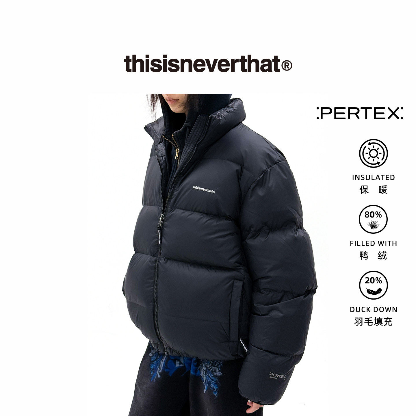 THIS IS NEVER THAT 26FW 韩国品牌 Pertex®YKK拉链鸭绒羽绒服