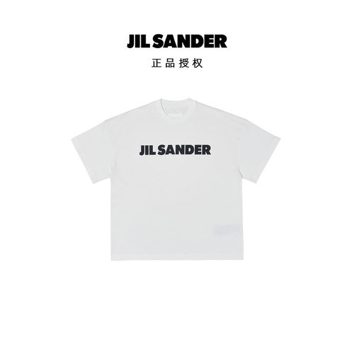 JILSANDER简约纯棉圆领短袖T恤