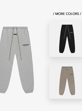 FOG Essentials 24FALL HOLIDAY 撞色小LOGO烫标印花束口休闲长裤