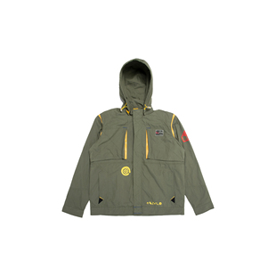 TWO 秋季 联名款 军事风可拆卸设计复古户外夹克外套 LRG ROUND