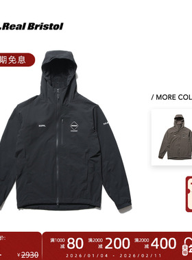 F.C.Real Bristol 25FW 机能简约徽章连帽休闲运动薄夹克外套