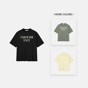 Essentials God 25SS LOGO字母印花短袖 Fear T恤男女同款
