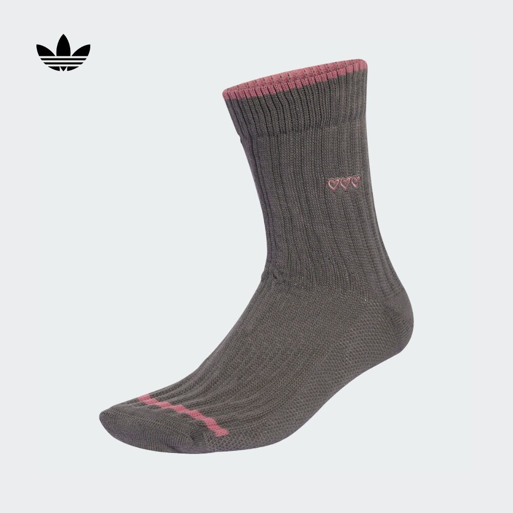 袜子男女情人节新款adidas Originals阿迪达斯三叶草官方