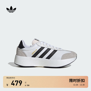 男女adidas阿迪达斯三叶草 RNR复古厚底增高boost运动鞋 T头鞋 CITY