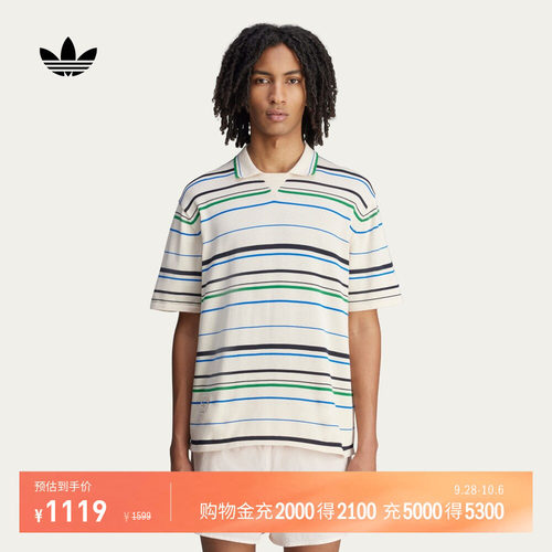 阿迪达斯三叶草联名翻领短袖POLO