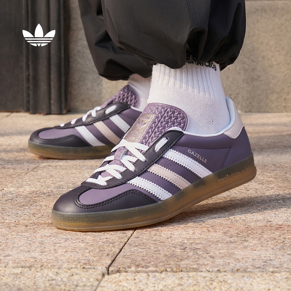 T头鞋」GAZELLE INDOOR板鞋男女adidas Origina