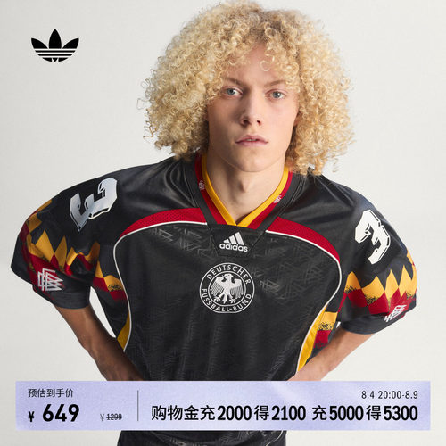 阿迪达斯三叶草男子短袖球衣