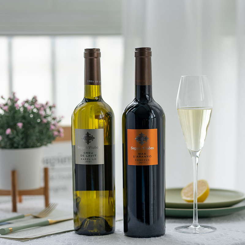 西班牙原瓶进口卡瓦维达斯拉维特干白葡萄酒 马斯达瑞珍藏干红