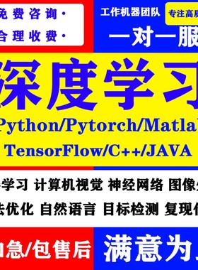 python代编程机器深度学习算法代matlab复现神经网络图像处理c++
