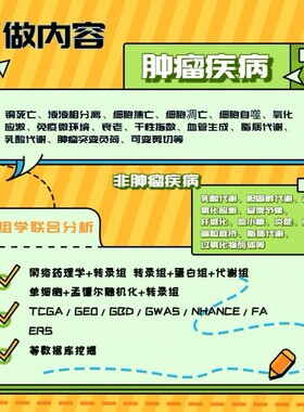 生信分析数据服务单细胞测序转录组TCGA/GEO数据生信图咨咨询