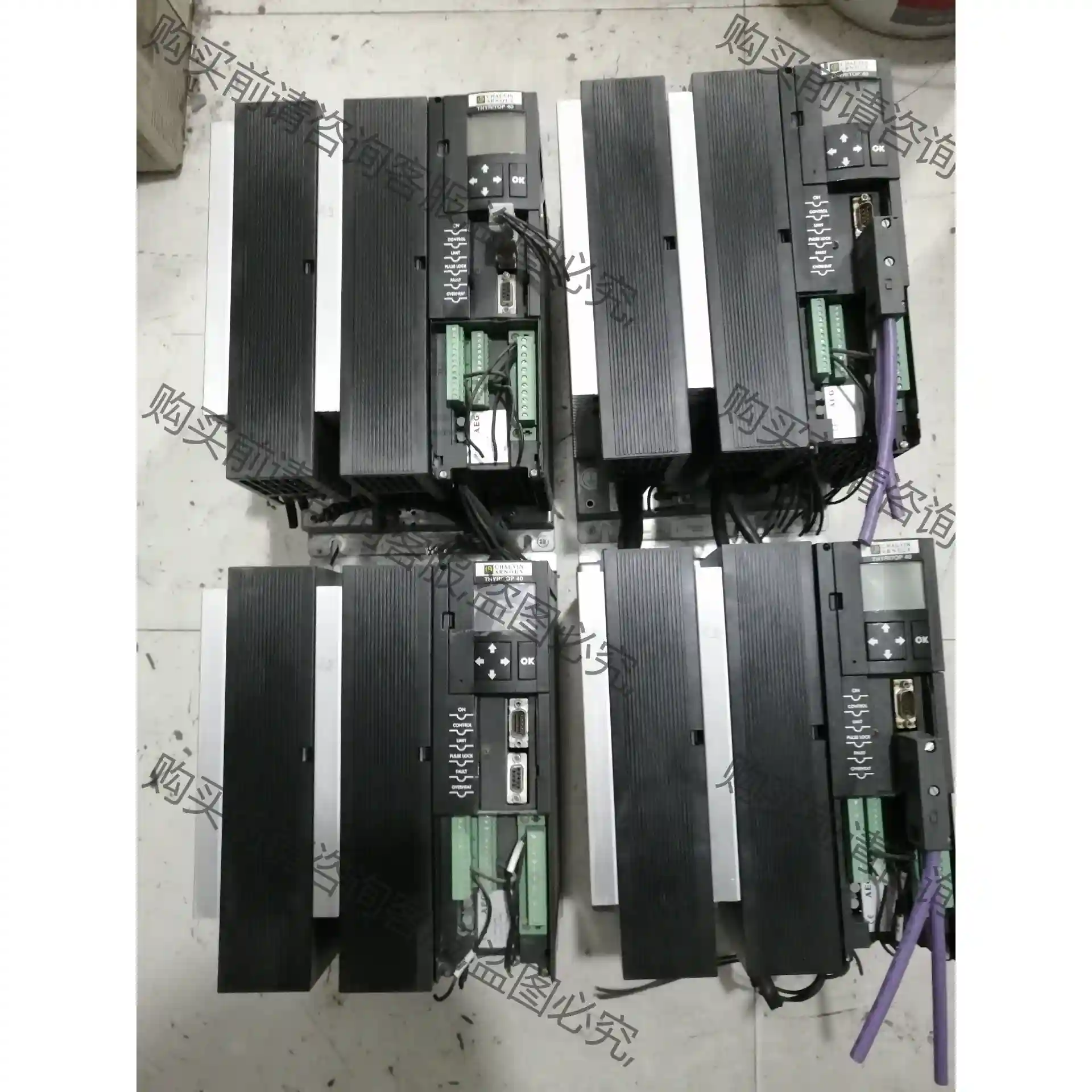 德国AEG可控硅调功器2P400-37H/2P400-110 议价再拍 拆机件
