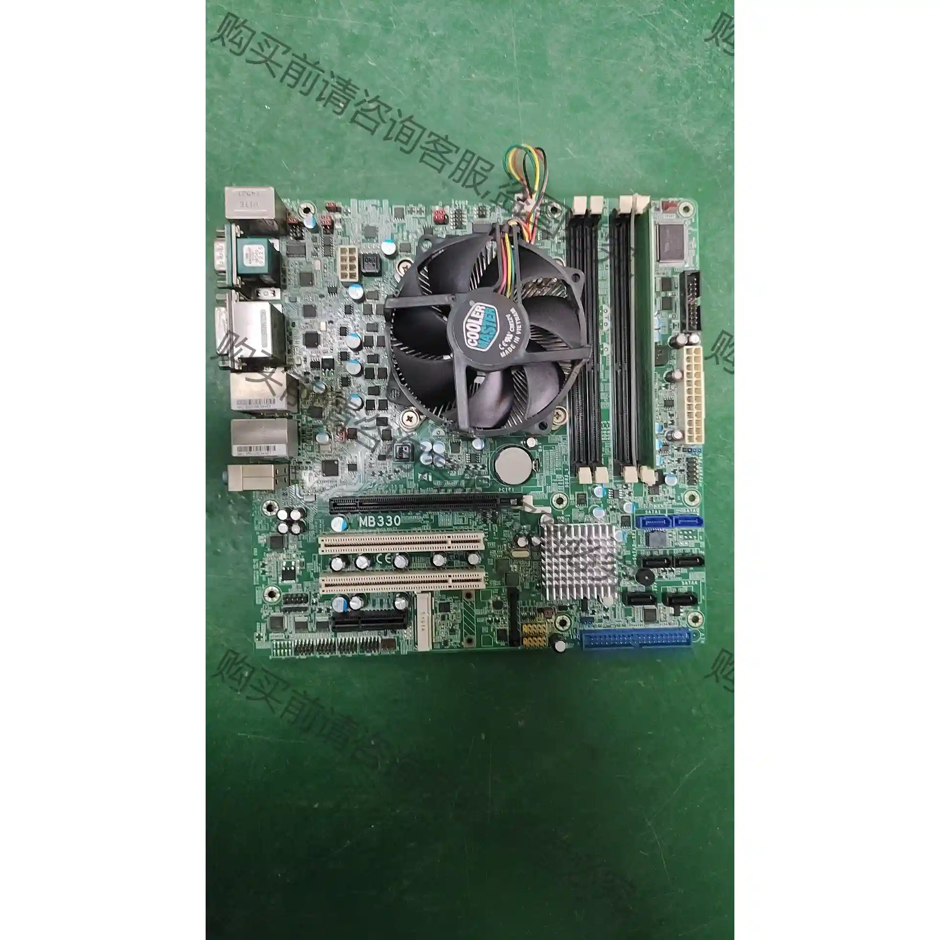 MB330 工控主板，双网卡，USB3.0 ，带内存和风扇， 议价再拍 拆