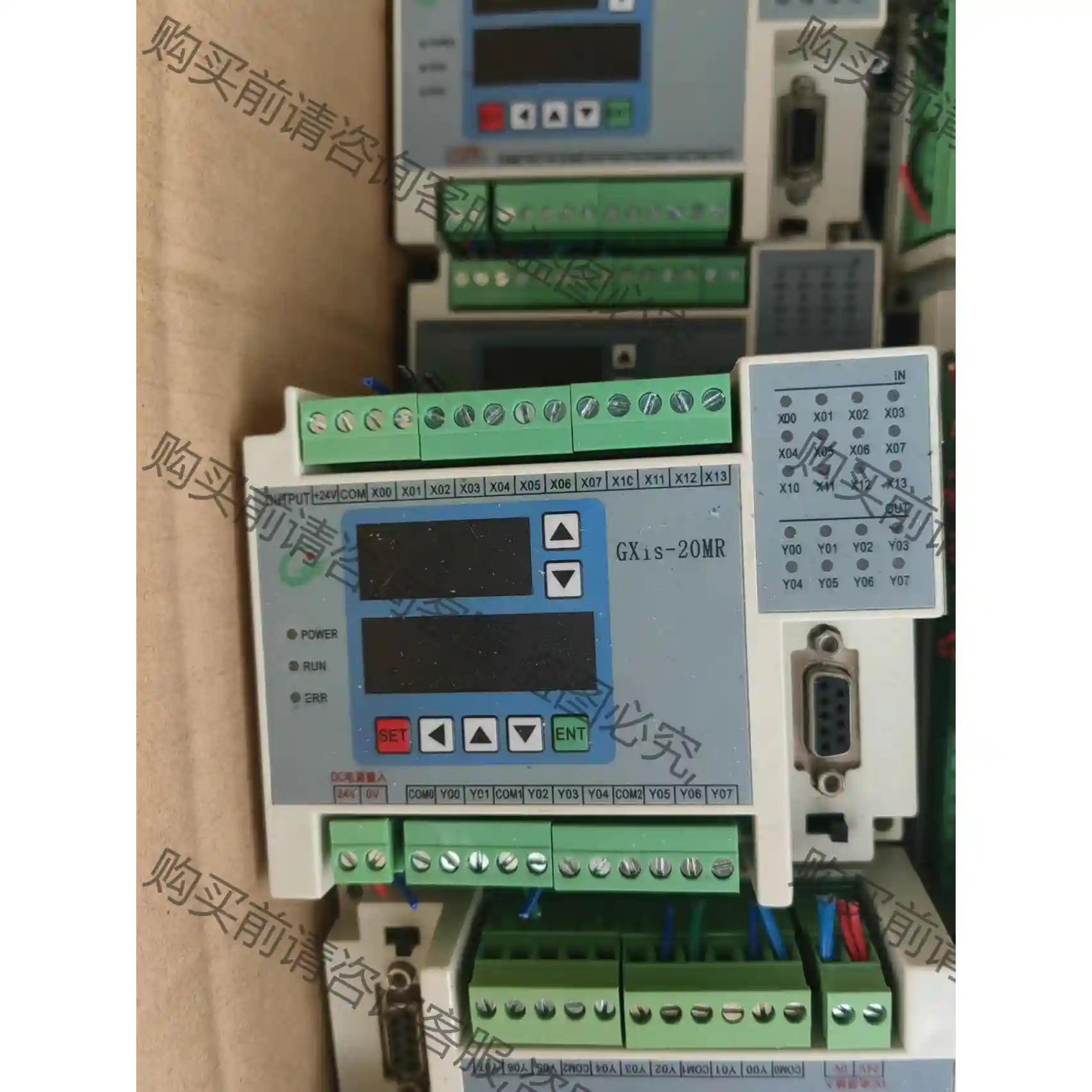 Mini单板机PLC GX1S-20MR 12入/8出 2A 议价再拍 拆机件