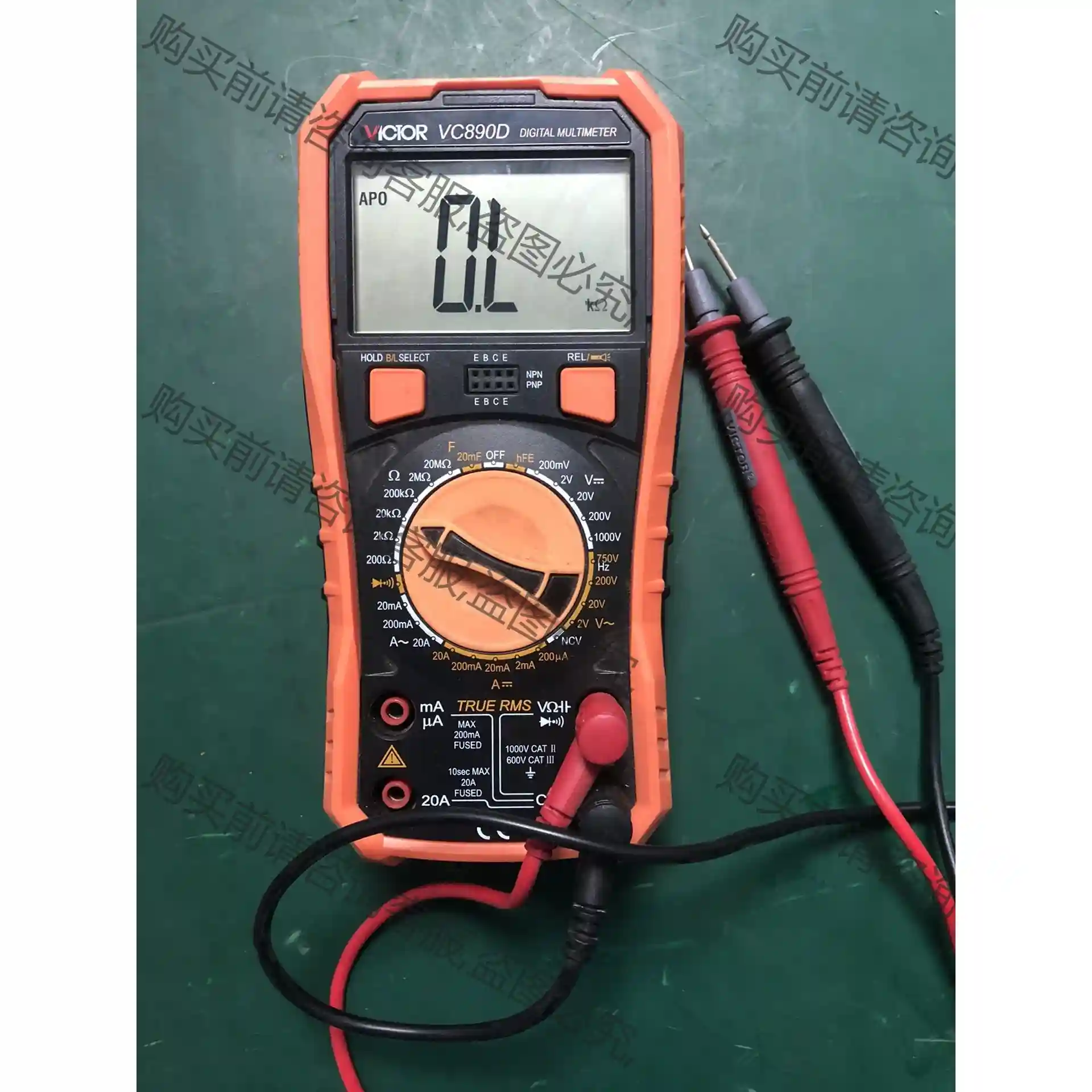 胜利万用表，vc980d，几乎全新，没有用上几次，参数自行百 议价