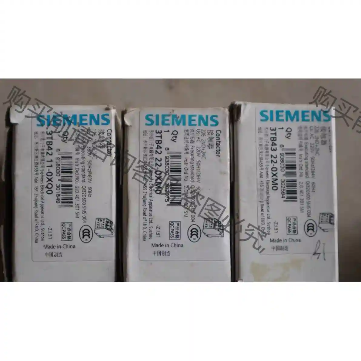 ￥现货促销 西门zi 3TB42 22E 交流接触器 3TB4 议价再拍 拆机件