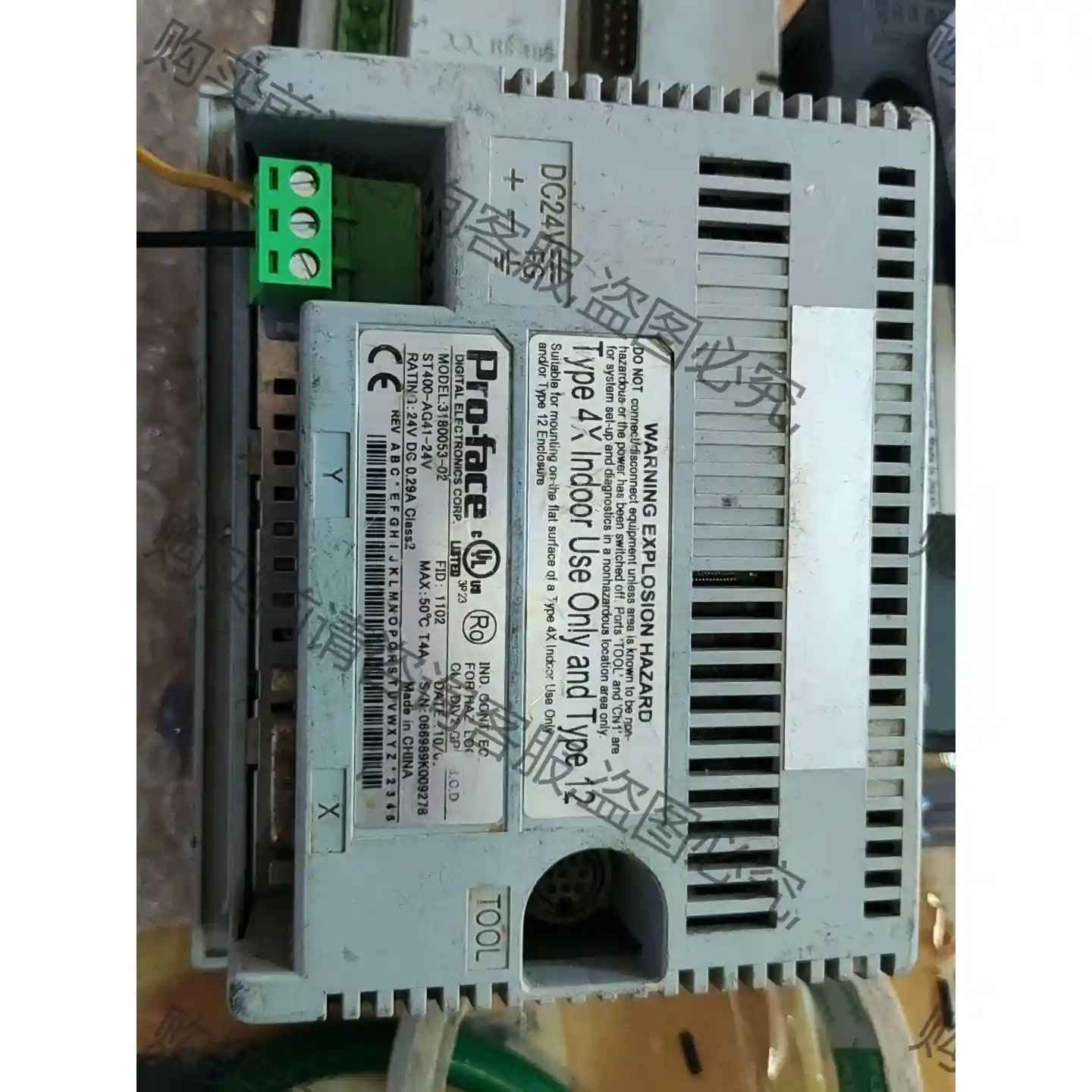 普菲洛斯触摸屏ST400-AG41-24V通电如图 议价再拍 拆机件