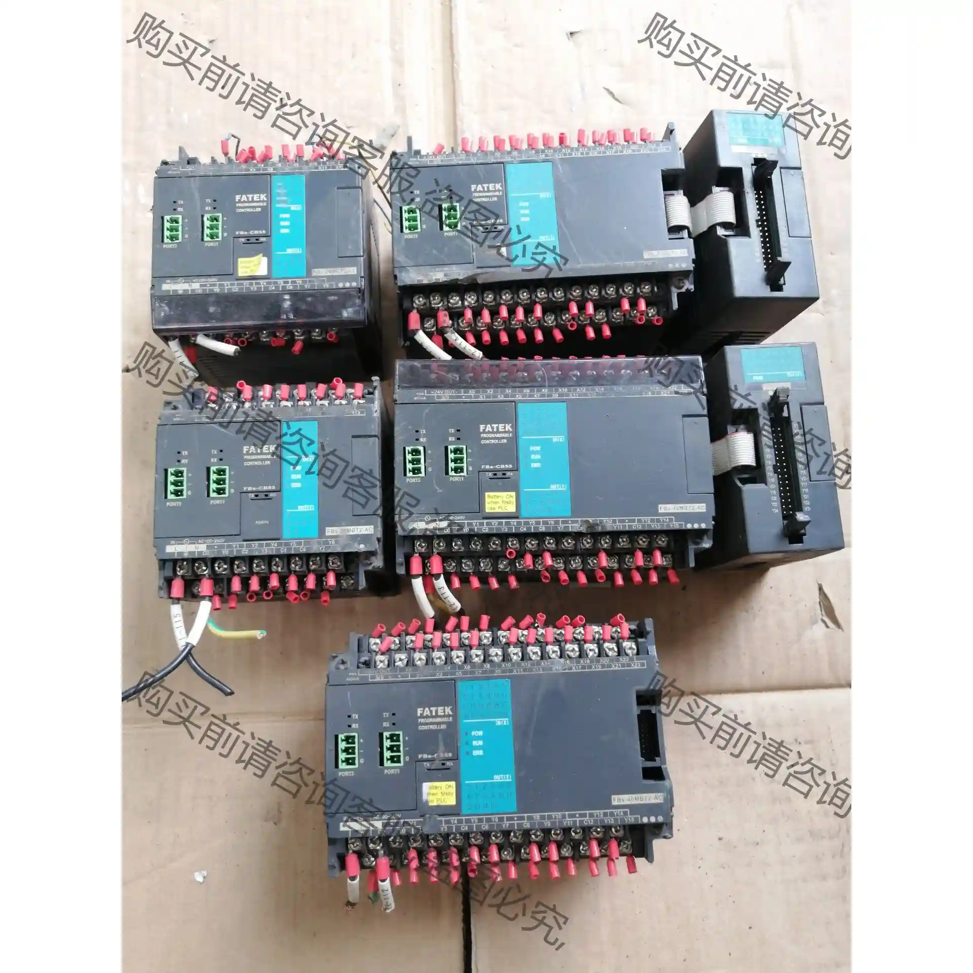 永宏PLC主机FBS-40MBT2-AC/FBS-24MBT 议价再拍 拆机件