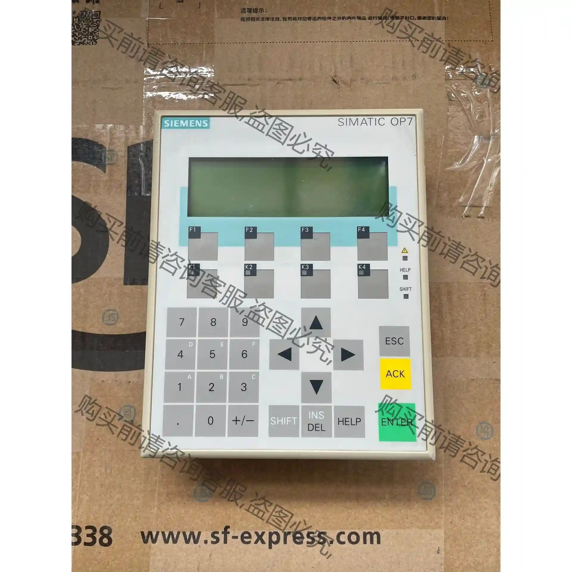 607-1JC00 6AV3607-1JC00-0AX1西门 议价再拍 拆机件