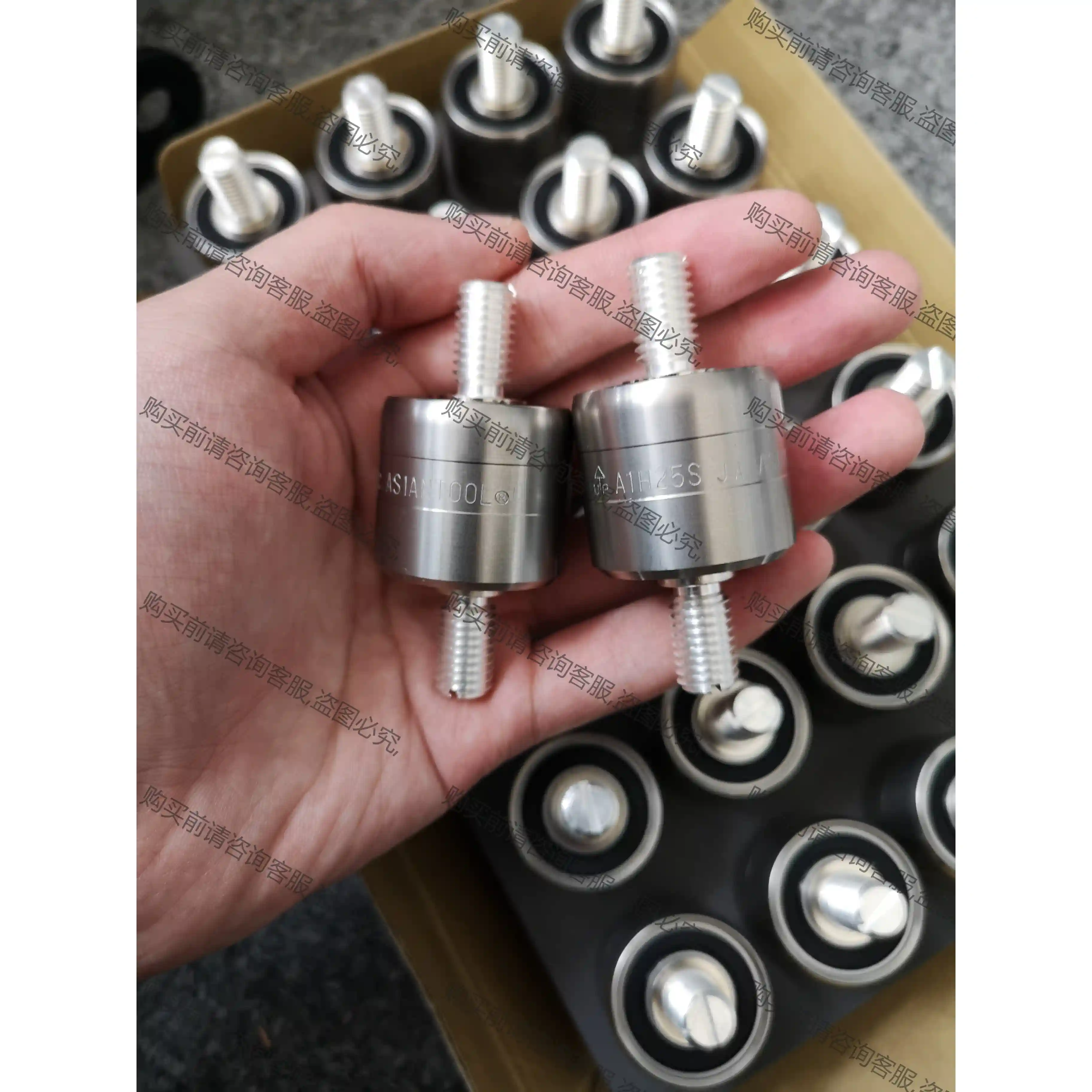 台湾ASIANTOOLbu锈钢导电滑环A1H25S，全新原装正 议价再拍 拆机