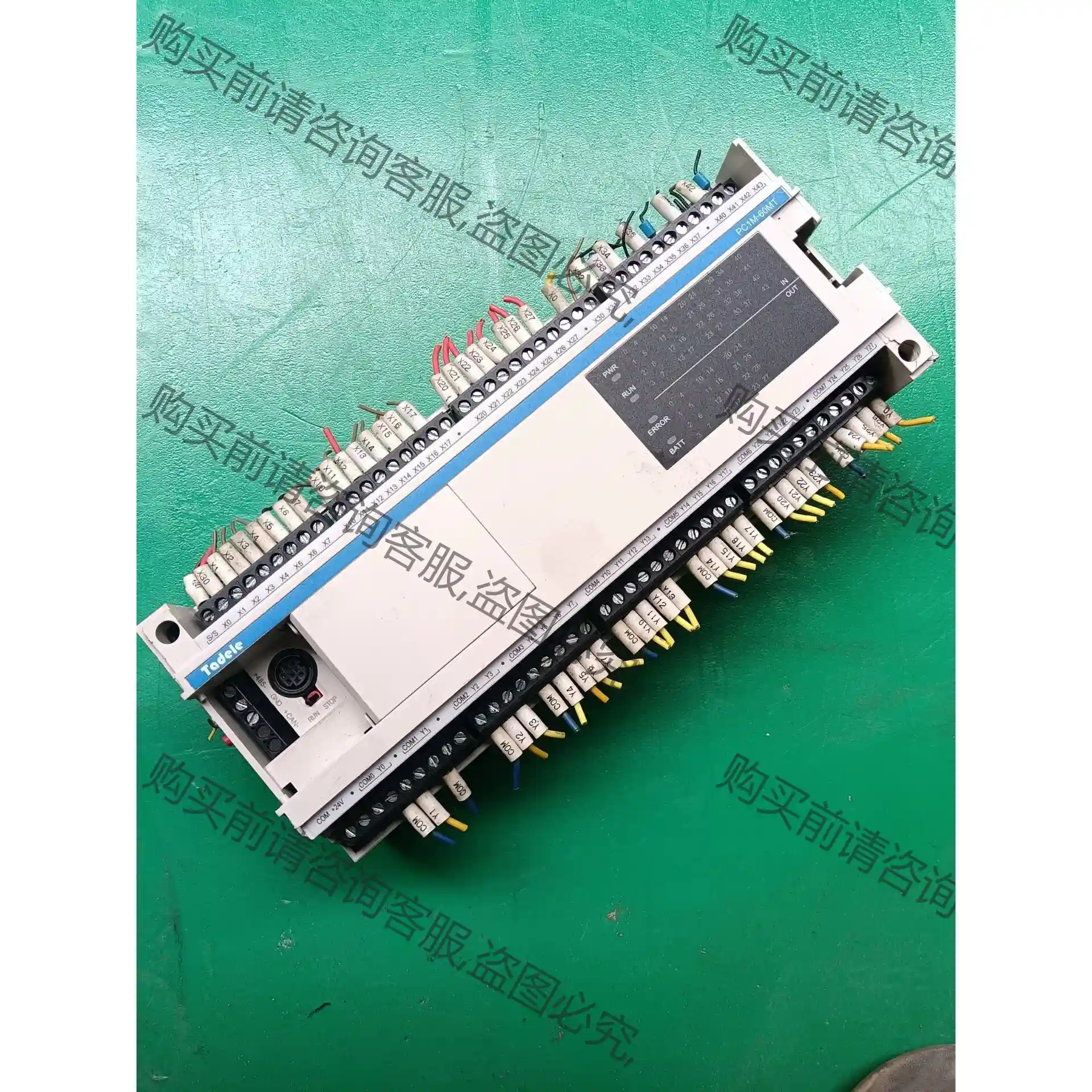 Tadele泰德奥PLC主机PC1M-60MR/ES二手拆机 议价再拍 拆机件
