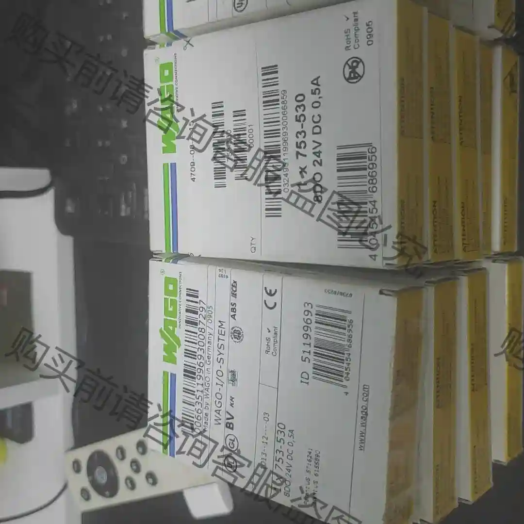 全新万可WAGO 753-530 4数字量输出模块，全新工程 议价再拍 拆机