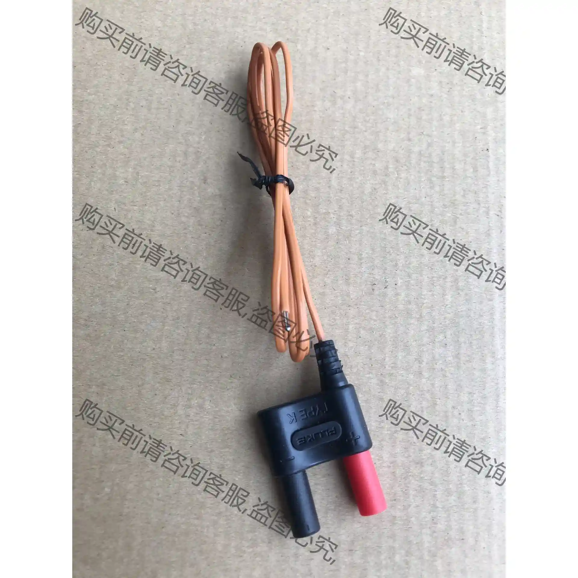 FLUKE福禄克温度表测试线，17B测温线，成色如图。 议价再拍 拆机