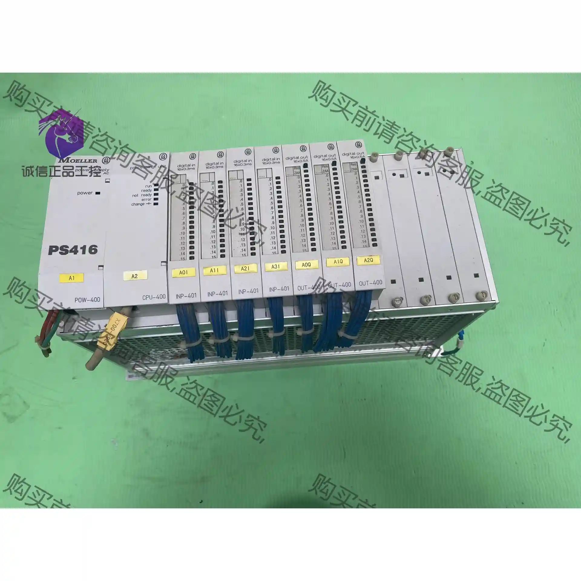 KM L2/0059 A04金钟穆勒PLC PS416 IN 议价再拍 拆机件