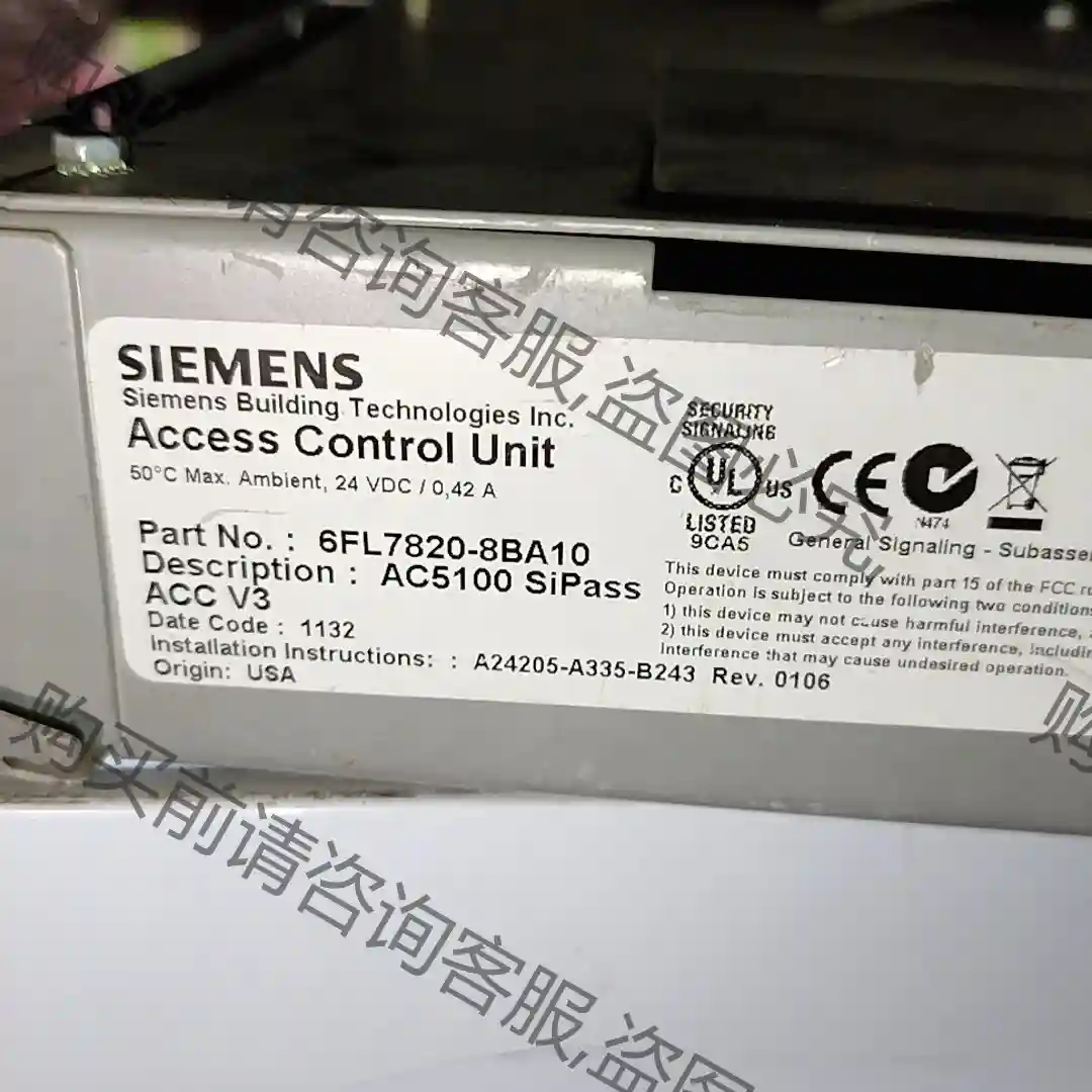 6FL7820-8BA10 西门ziAC5100控制器 二手正 议价再拍 拆机件