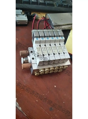 SY3140集成电磁阀原装进口6里插管25一位六位一组测试o 议价再拍