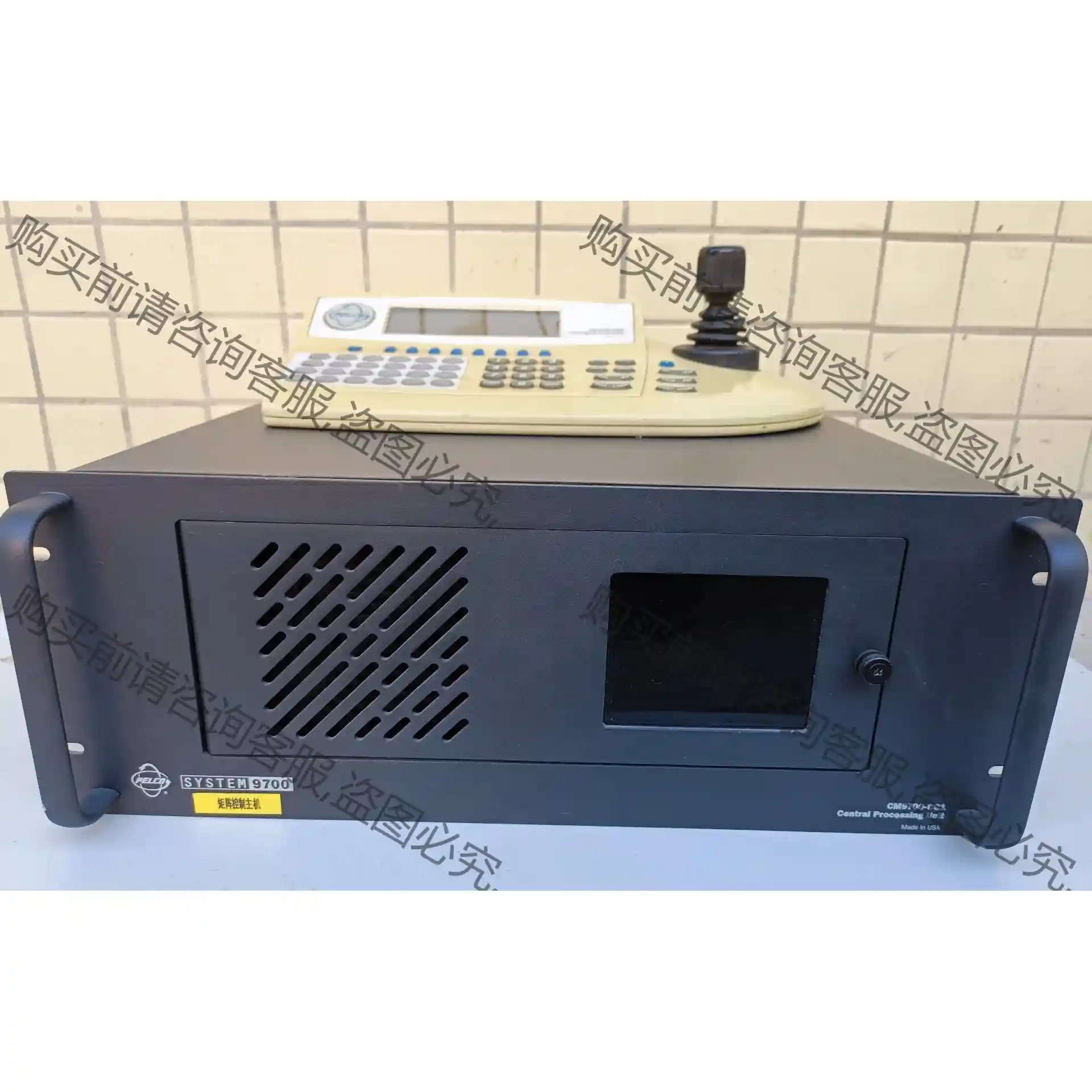 PELCO派尔高CM9700-CC1视频矩阵服务器，开机正常 议价再拍 拆机