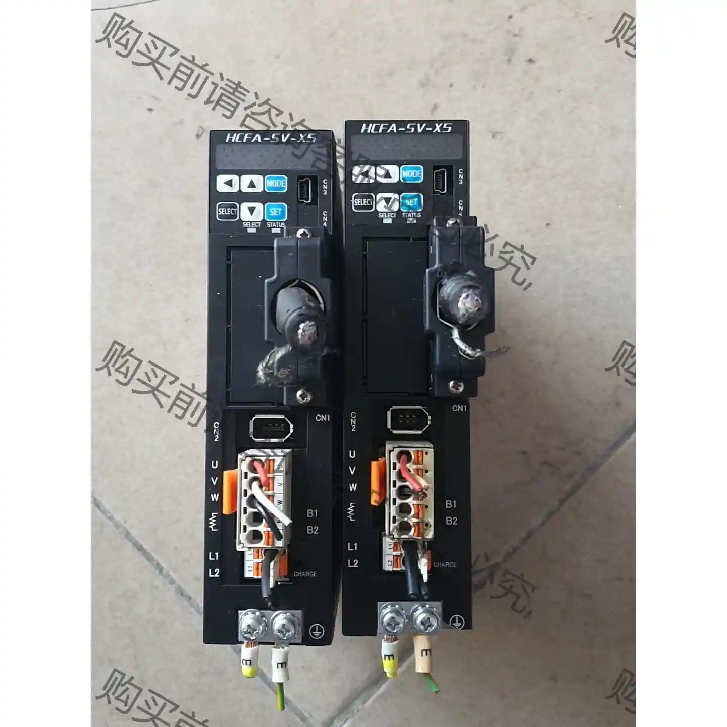 两个禾川伺服驱动器 X5DA40A-11 成色很漂亮 ，功能 议价再拍 拆