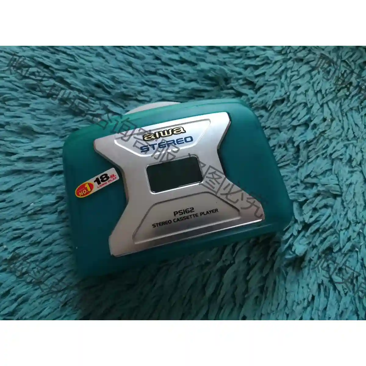 爱华卡带机一个，型号PS162，很少见的配色，半透明的，很漂 议价