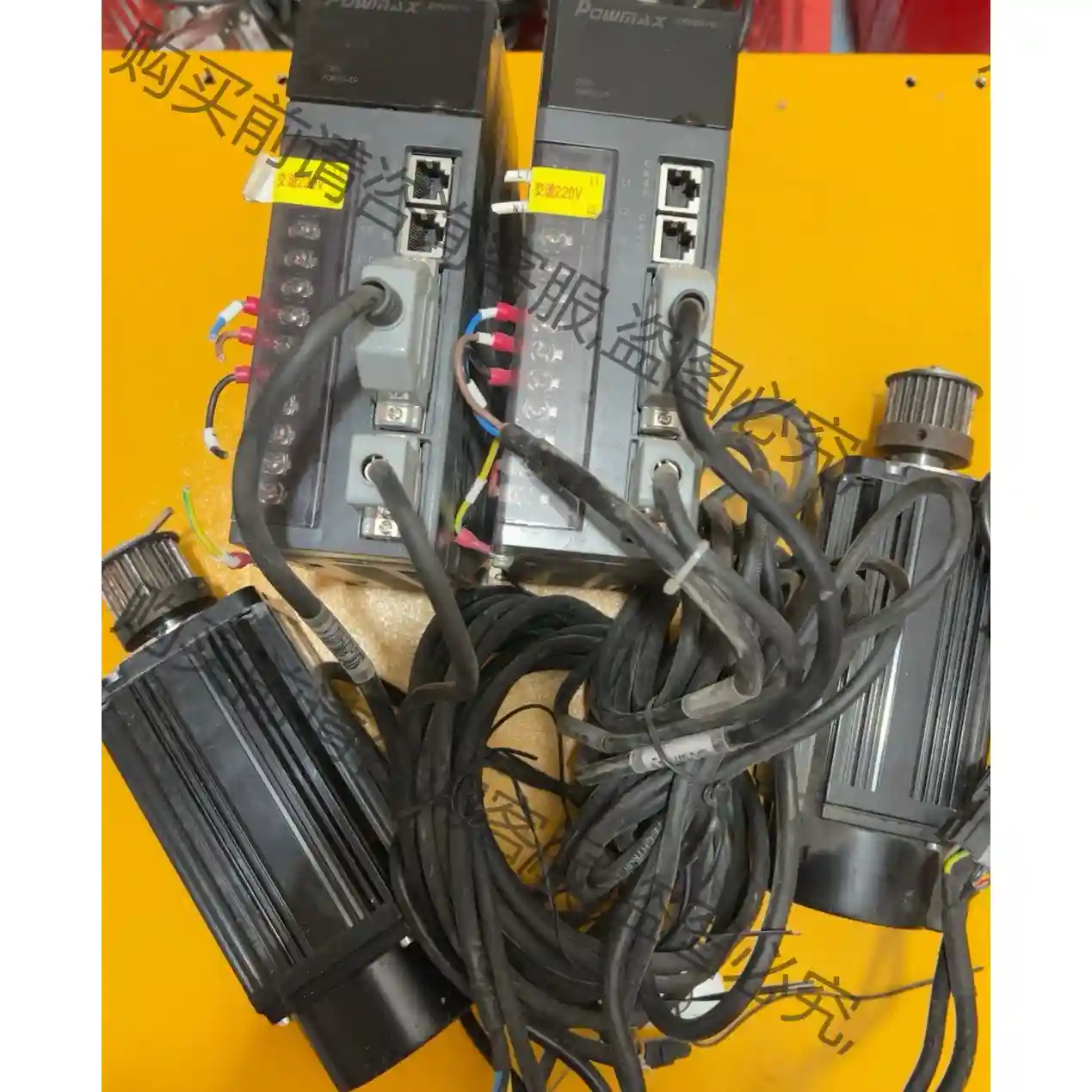 国迈伺服电机套装，POWSD-EP-20ASB，POWSM- 议价再拍 拆机件