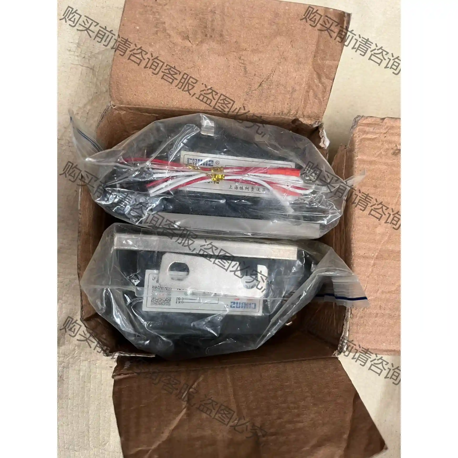 全新MTC350A1600V双向可控硅模块大功率水冷晶闸管M 议价再拍 拆