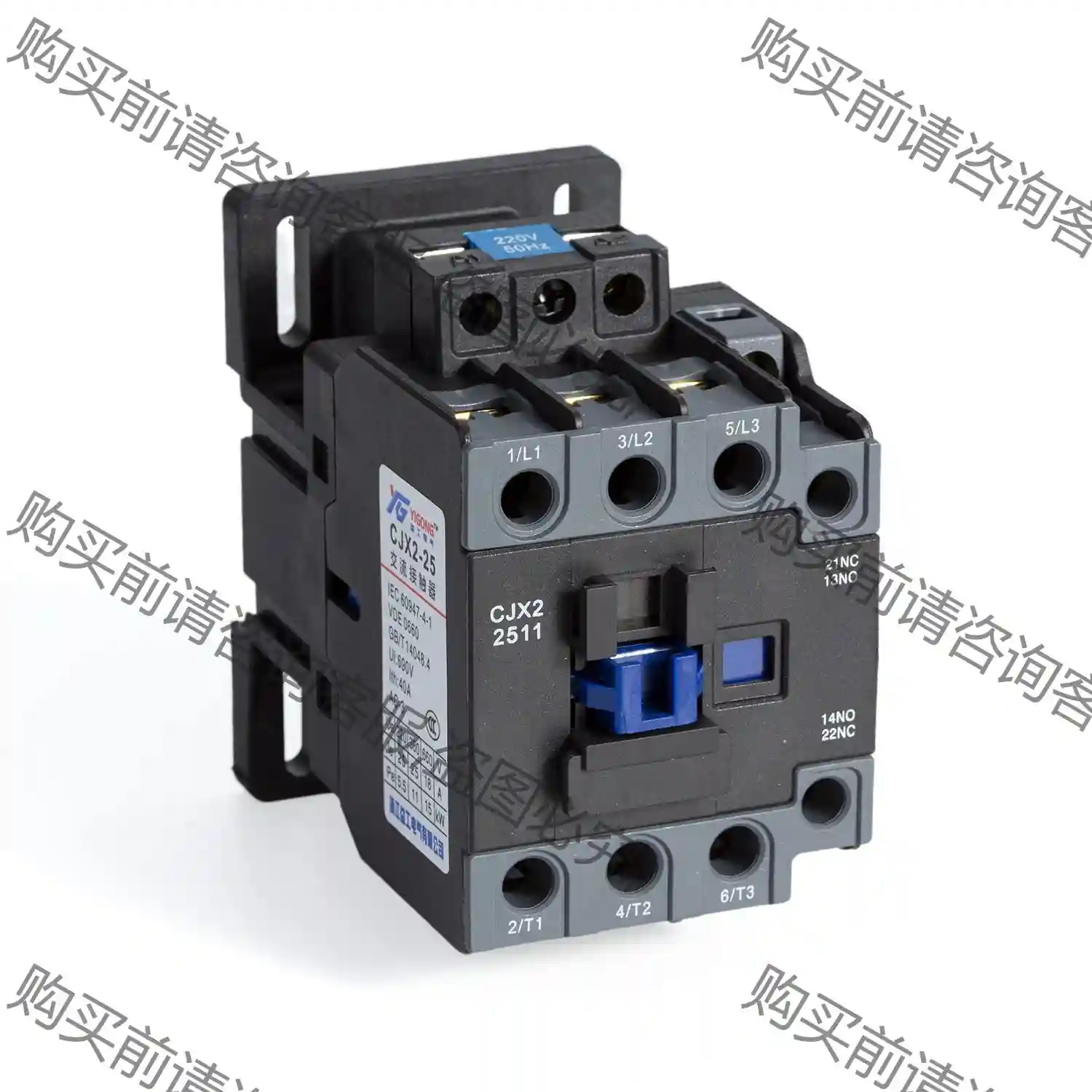 CJX2-0911交流接触器常开常闭 1211 1811 2 议价再拍 拆机件