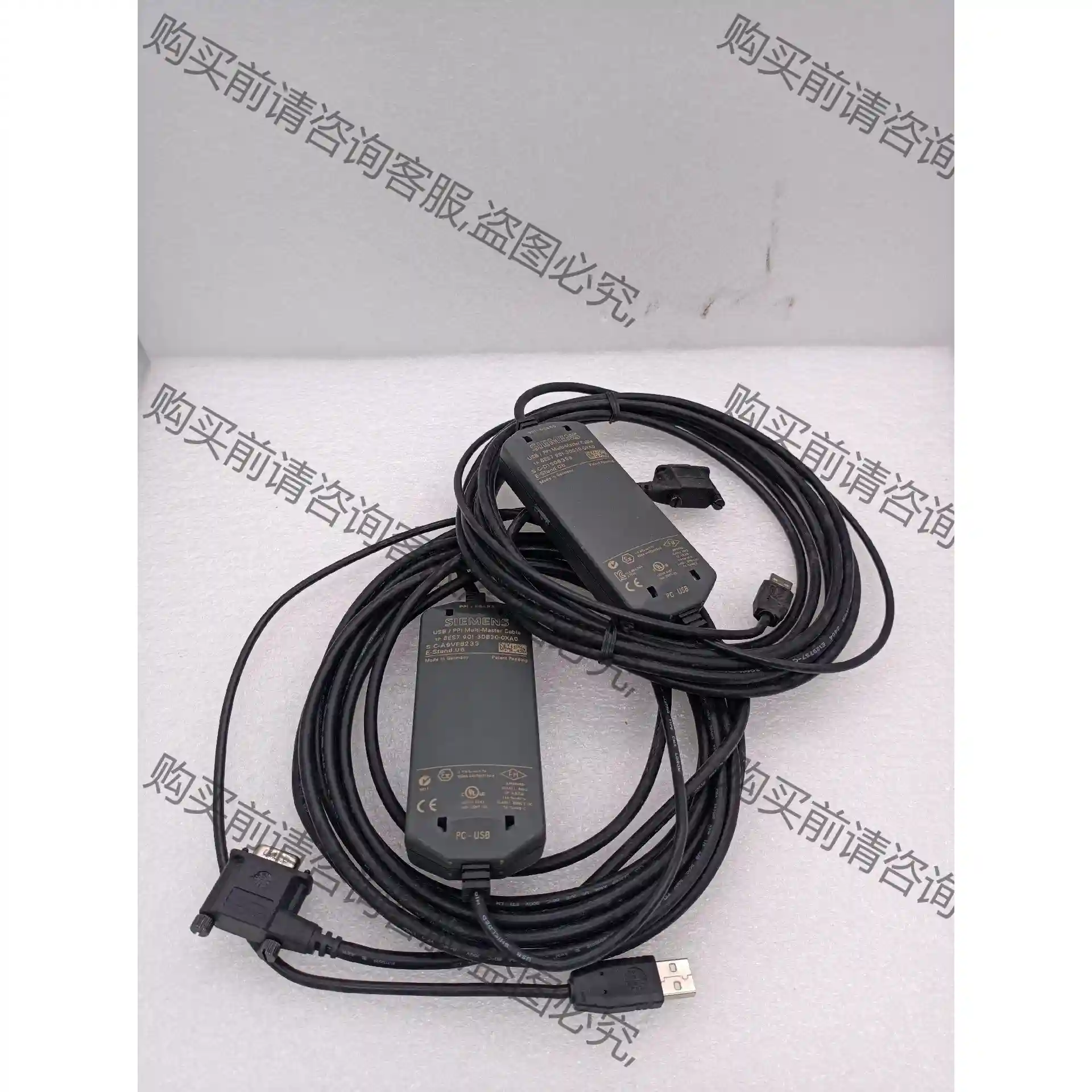 西门zi 6ES7 901-3DB30-0XA0 编程线缆.闲 议价再拍 拆机件