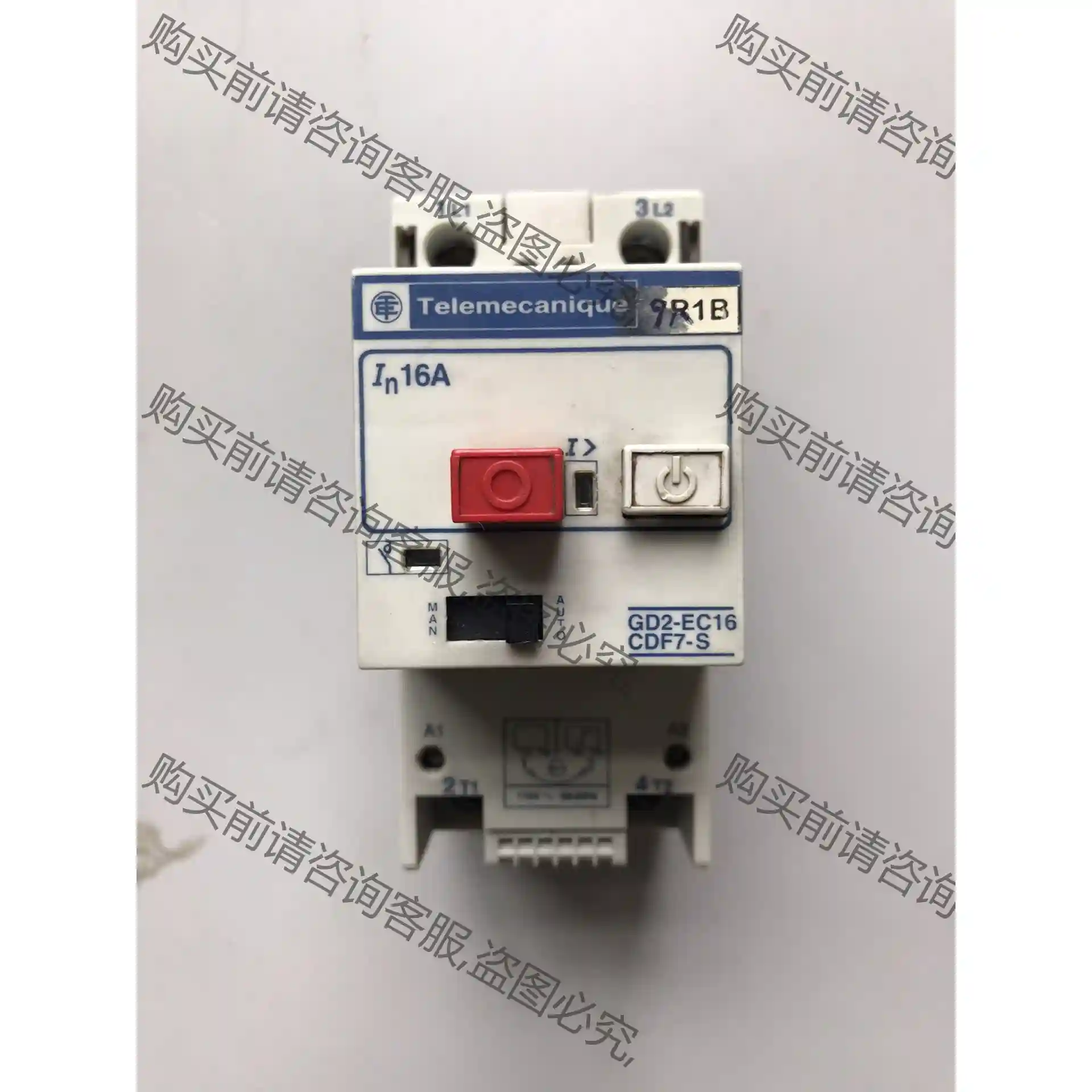 施耐deTE断路器一个 旧的 GD2-EC16 议价再拍 拆机件