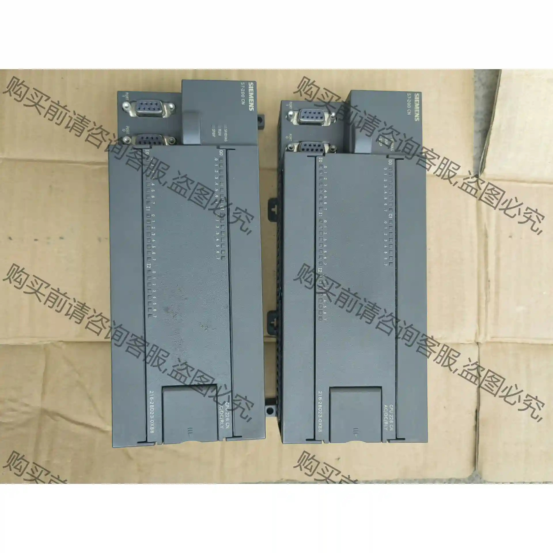 西门zi6ES7 216-2BD23-0XB8 实物拍摄，2台 议价再拍 拆机件