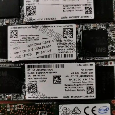 intel SSD 180G 固态硬盘 M2 2280 sa 议价再拍 拆机件